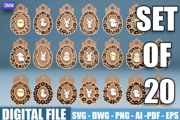 Easter Egg Tag SVG Bundle Review for Real Embroidery