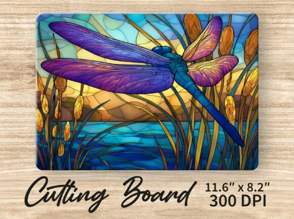 Floral Glass Cutting Board Colorful Embroidery Review
