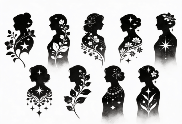 Floral Silhouette Woman Vector Art: A Designer's Real-World Review