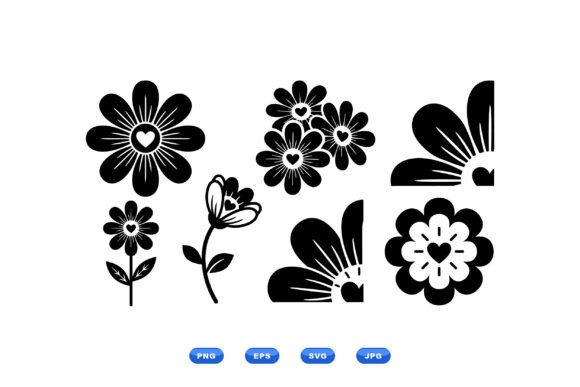 Heart Daisy SVG Clipart Review for Real Embroidery
