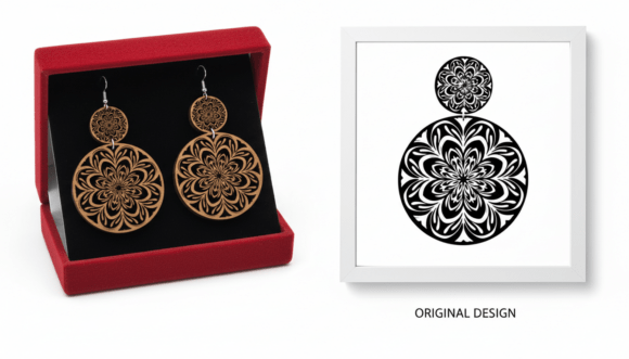 Ornamental Floral Mandala Drop Earring Review