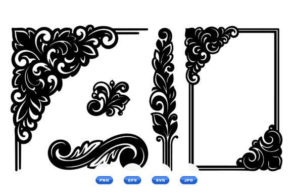 Ornate Floral Corner Flourishes Review