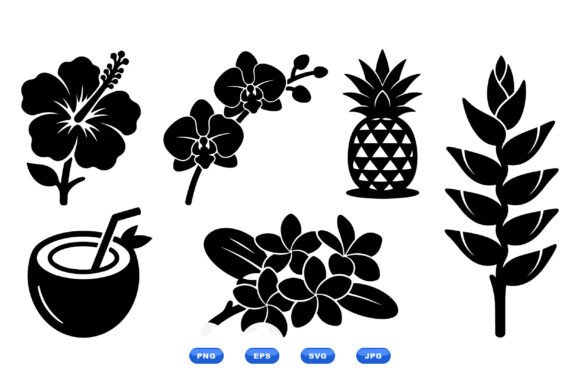Tropical Floral Silhouette Pack Review